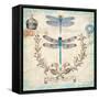 Victorian Dragonflies-Christopher James-Framed Stretched Canvas