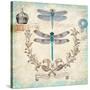 Victorian Dragonflies-Christopher James-Stretched Canvas