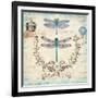 Victorian Dragonflies-Christopher James-Framed Art Print