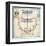 Victorian Dragonflies-Christopher James-Framed Art Print