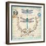 Victorian Dragonflies-Christopher James-Framed Art Print