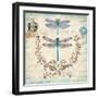 Victorian Dragonflies-Christopher James-Framed Art Print