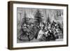 Victorian Family Gathering around a Christmas Tree-null-Framed Giclee Print