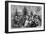 Victorian Family Gathering around a Christmas Tree-null-Framed Giclee Print