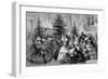 Victorian Family Gathering around a Christmas Tree-null-Framed Giclee Print