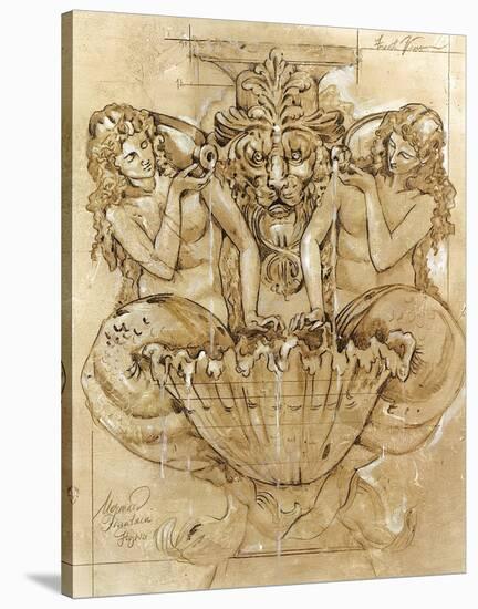 Victorian Fountain-Pyper Morgan-Stretched Canvas