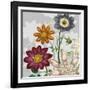 Victorian Garden 1-Devon Ross-Framed Art Print