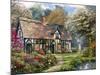 Victorian Garden Cottage-Dominic Davison-Mounted Art Print