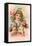 Victorian Girl with Rabbits-null-Framed Stretched Canvas