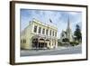 Victorian Historical Building and St. Lukes Church-Michael-Framed Photographic Print