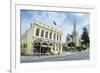 Victorian Historical Building and St. Lukes Church-Michael-Framed Photographic Print