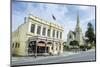 Victorian Historical Building and St. Lukes Church-Michael-Mounted Photographic Print