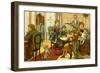 Victorian holidays - refreshments in the buffet-Thomas Crane-Framed Giclee Print