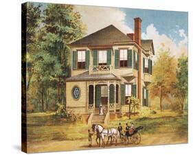 Victorian House, No. 10-null-Stretched Canvas