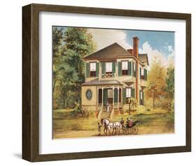 Victorian House, No. 10-null-Framed Art Print