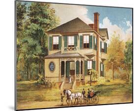 Victorian House, No. 10-null-Mounted Art Print