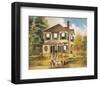 Victorian House, No. 10-null-Framed Art Print