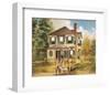 Victorian House, No. 10-null-Framed Art Print