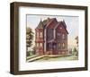 Victorian House, No. 11-null-Framed Art Print