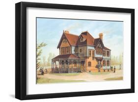 Victorian House, No. 13-null-Framed Art Print