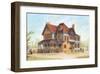 Victorian House, No. 13-null-Framed Art Print