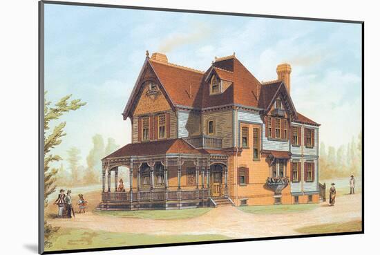 Victorian House, No. 13-null-Mounted Art Print