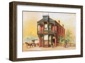 Victorian House, No. 16-null-Framed Art Print