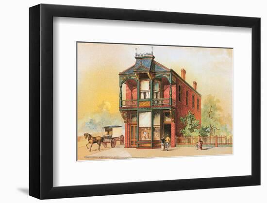 Victorian House, No. 16-null-Framed Art Print