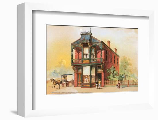 Victorian House, No. 16-null-Framed Art Print