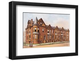 Victorian House, No. 17-null-Framed Art Print