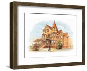 Victorian House, No. 20-null-Framed Art Print