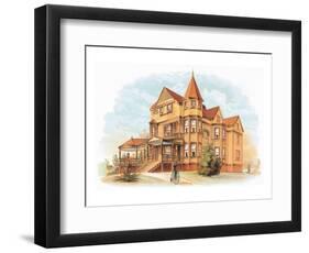 Victorian House, No. 20-null-Framed Art Print