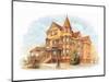 Victorian House, No. 20-null-Mounted Art Print