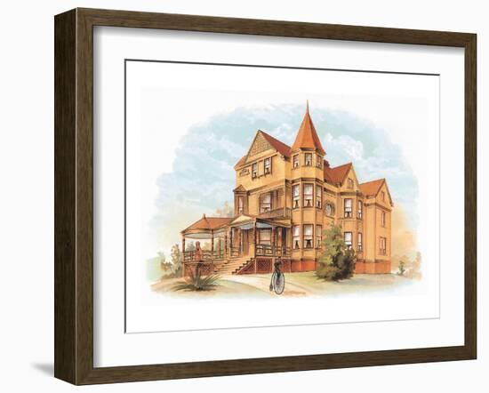 Victorian House, No. 20-null-Framed Art Print