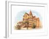 Victorian House, No. 20-null-Framed Art Print