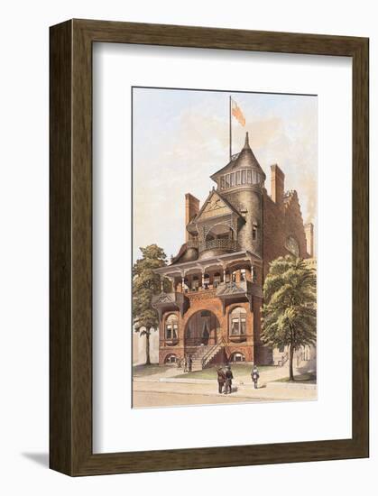 Victorian House, No. 4-null-Framed Art Print