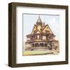 Victorian House, No. 8-null-Framed Art Print