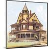 Victorian House, No. 8-null-Mounted Art Print