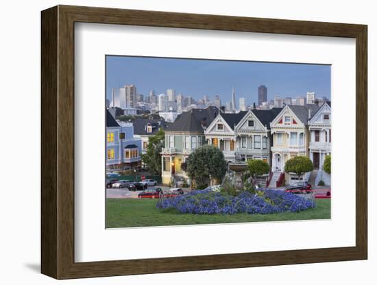 Victorian Houses at the Alamo Square, San Francisco, California, Usa-Rainer Mirau-Framed Photographic Print