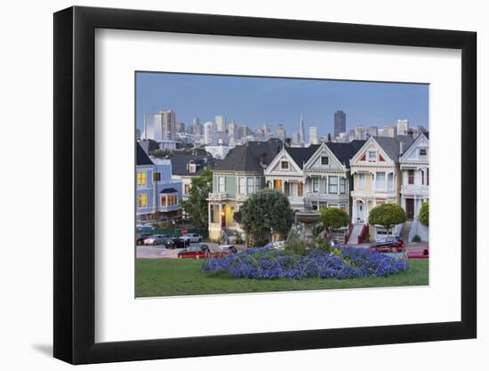 Victorian Houses at the Alamo Square, San Francisco, California, Usa-Rainer Mirau-Framed Photographic Print