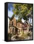 Victorian Houses in the Fall, Toronto, Ontario, Canada, North America-Donald Nausbaum-Framed Stretched Canvas