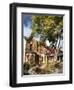 Victorian Houses in the Fall, Toronto, Ontario, Canada, North America-Donald Nausbaum-Framed Photographic Print