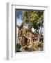 Victorian Houses in the Fall, Toronto, Ontario, Canada, North America-Donald Nausbaum-Framed Photographic Print