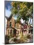 Victorian Houses in the Fall, Toronto, Ontario, Canada, North America-Donald Nausbaum-Mounted Photographic Print