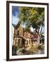 Victorian Houses in the Fall, Toronto, Ontario, Canada, North America-Donald Nausbaum-Framed Photographic Print