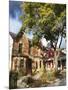 Victorian Houses in the Fall, Toronto, Ontario, Canada, North America-Donald Nausbaum-Mounted Photographic Print