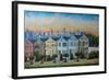 Victorian Houses - Seven Sisters San Francisco-Markus Bleichner-Framed Art Print