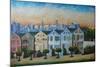 Victorian Houses - Seven Sisters San Francisco-Markus Bleichner-Mounted Art Print