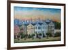 Victorian Houses - Seven Sisters San Francisco-Markus Bleichner-Framed Art Print