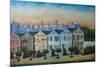 Victorian Houses - Seven Sisters San Francisco-Markus Bleichner-Mounted Art Print